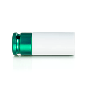 Deep Socket w/ Plastic Cover - 1/2" Drive - 22mm (Green) - Tyre Supplies Online