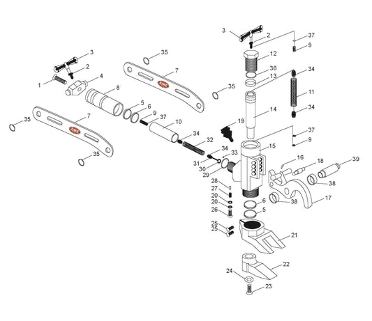 AME Bead Breaker Part - Spring (11075-032)
