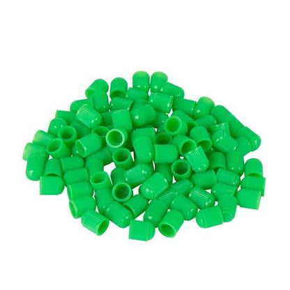 Plastic Valve Cap - Green (100) - Tyre Supplies Online