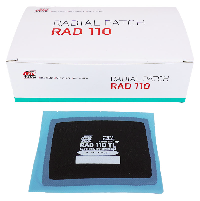 Rema Tip Top - Radial Patch - RAD 110 TL (Box of 20)