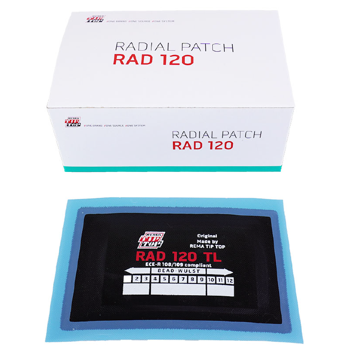 Rema Tip Top - Radial Patch - RAD 120 TL (Box of 10)