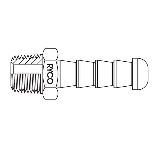 Ryco 210 Series Air Fitting - 1/2" Male