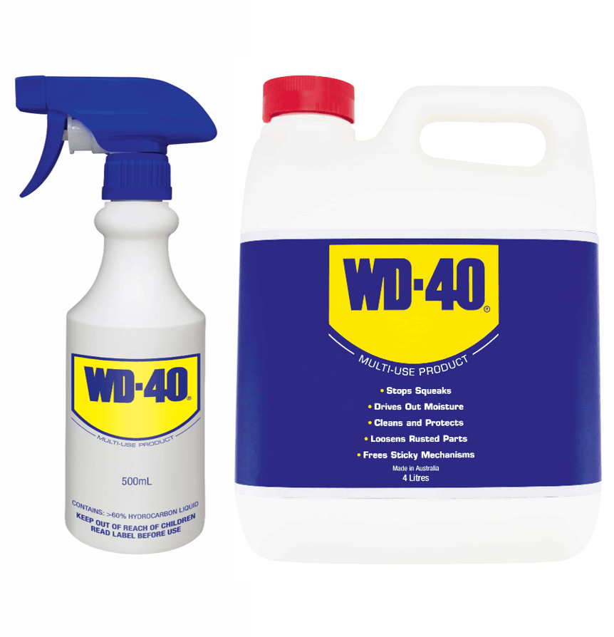 WD40 Bottle with Applicator - 4L - Tyre Supplies Online