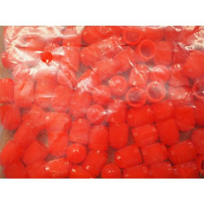 Plastic Valve Cap - Red (100) - Tyre Supplies Online